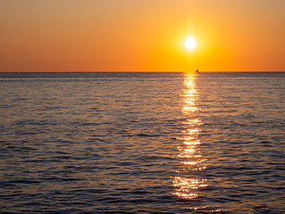 Sonnenuntergang am Meer