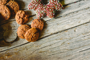 Chocolate chip cookies and other sweets for kids on vacation.