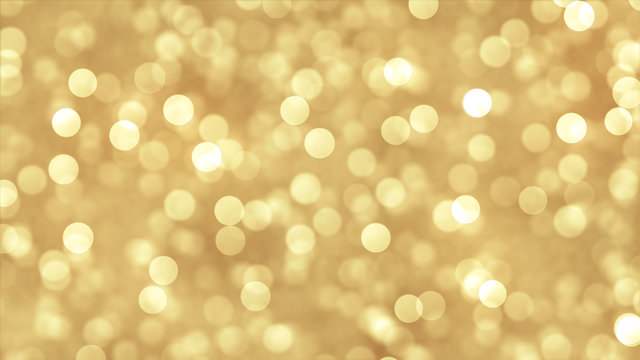 Glamour gold abstract texture. Glowing sparks. Holiday background.