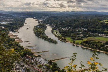 Rheinpanorama vom Drachenfels