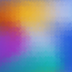 Colorful Polygonal Background. Rumpled Square Pattern. Low Poly Texture. Abstract Mosaic Modern Design. Origami Style.