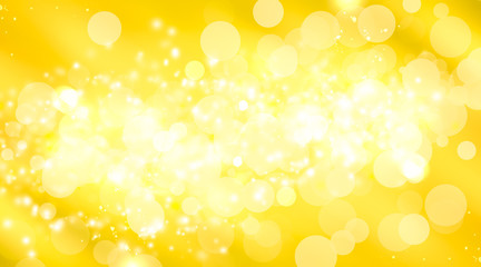 Golden sparkle blur abstract background. bokeh christmas blurred beautiful shiny Christmas lights