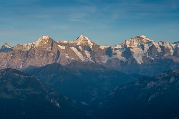 Gipfel von Eiger, Mönch und Jungfrau