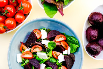 Healthy Beetroot and Feta Cheese Salad