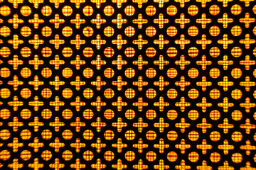 Light and Shadow pattern of wooden lantern with idea concept