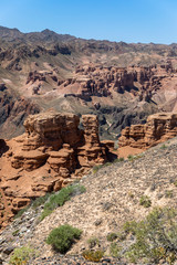 view of big canyon in Kazakhstan