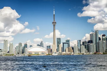 Crédence de cuisine en verre imprimé Toronto Toronto Skyline
