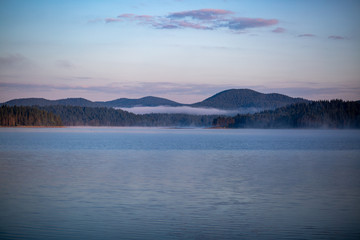 lake in the mountains