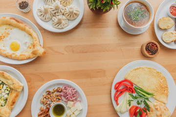 food on the table