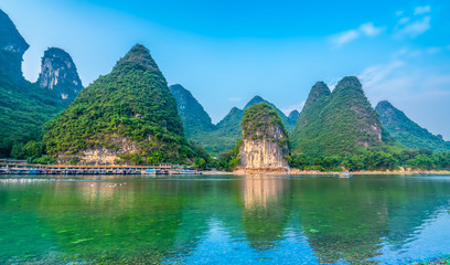 Fototapeta premium The Beautiful Landscape and Natural Landscape of Guilin