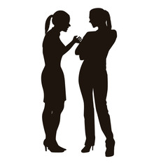 People Are Talking Silhouettes