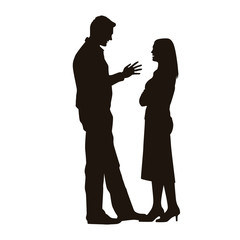 People Are Talking Silhouettes