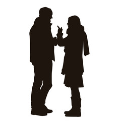 People Are Talking Silhouettes