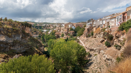Fototapeta na wymiar panoramic view of Alhama de Granada, Spain