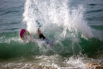 Wipeout on wave