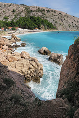 Bucht auf Krk, Kroatien, Hrvatska