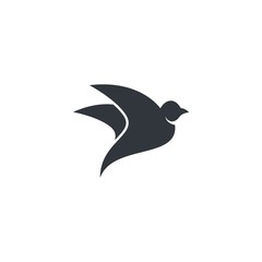 Dove logo template vector icon