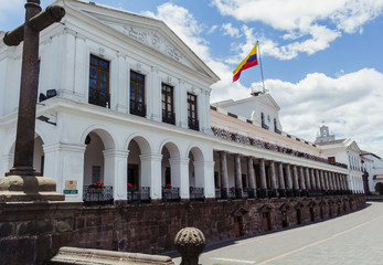 Carondelet Palace, seat of the government of Ecuador in the historic center of Quito
