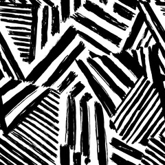 Dazzle camouflage seamless abstract pattern - 292191749
