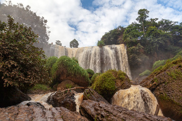 Elephant Waterfall. Dalat. Vietnam. In central highland of Vietnam