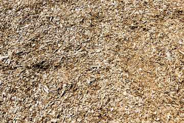 Wood chips texture from a playground