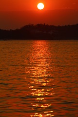 atardecer rojo