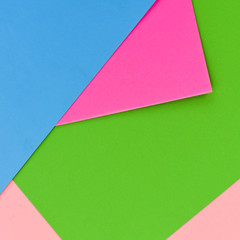 Bright paper background of several colors.