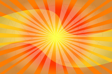 Fototapeta premium abstract, design, illustration, wallpaper, light, orange, wave, pattern, blue, backdrop, graphic, line, art, space, red, lines, digital, texture, green, fractal, yellow, technology, waves, color