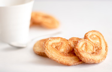 Pastry and coffee