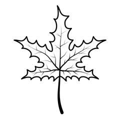 autumn leaf foliage seasonal icon