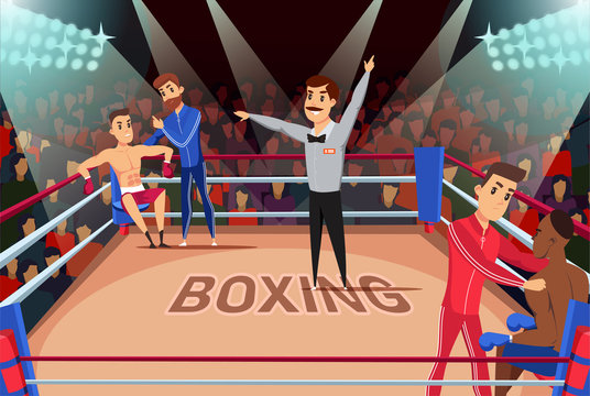 Boxing Ring Cartoon Images – Browse 9,791 Stock Photos, Vectors, and Video  | Adobe Stock