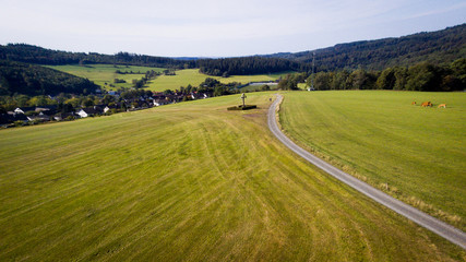 Wanderweg im Wildenburgerland