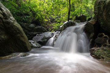 Chan Ta Then waterfall, place to see in Chonburi Province, Thailand