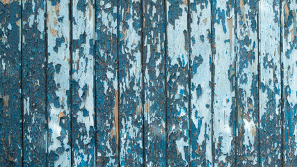 Blue old fence texture 