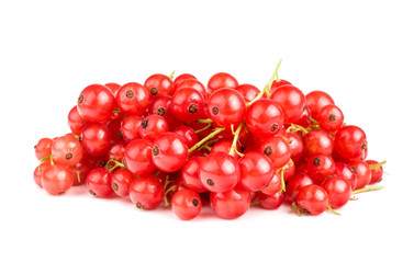 Currant berries isolated on white background