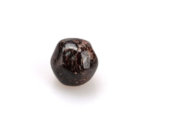 Mineral pomegranate on a white background.