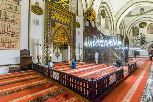 View Of Bursa Great Mosque