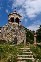 Fototapeta na wymiar The belfry of Srbanes Monastery, Ardvi, Armenia