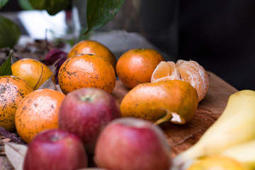 Frutas frescas para el desayuno