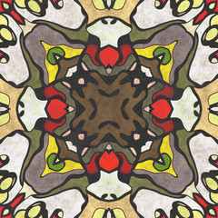 Abstract  cartoon kaleidoscope