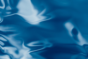 . Blue liquid shiny background.