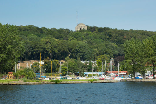 Ausblick auf Bismarckturm von Stettin-Gotzlow