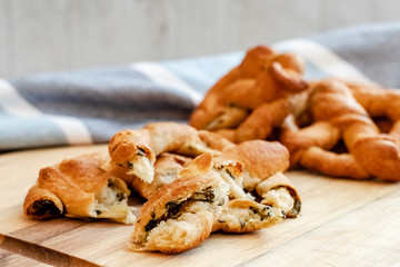 Artichoke Stuffed Pretzels