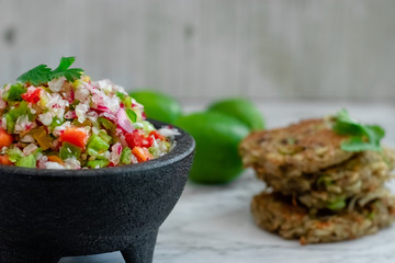 Crispy Radish Salsa Dip
