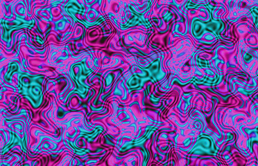 swirly oil whirl chaos pattern