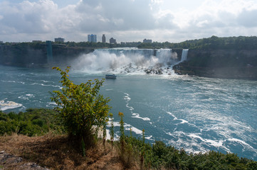 Niagara Falls with boat 