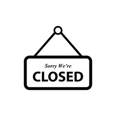 open and close sign icon