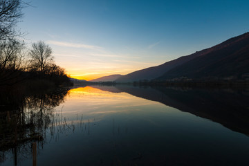 Lakes of Revine in the Trevigiani hills