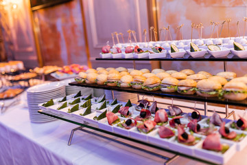 dessert sweet buffet at the party
