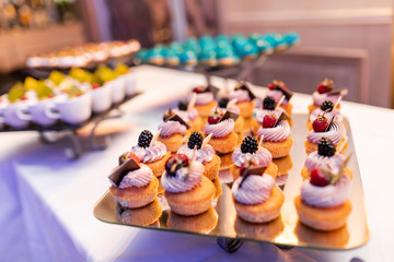 dessert sweet buffet at the party